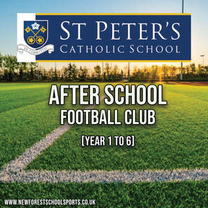 St Peter's Catholic School (Years 1 to 6 - Autumn 1 (2025/26 Academic Year)